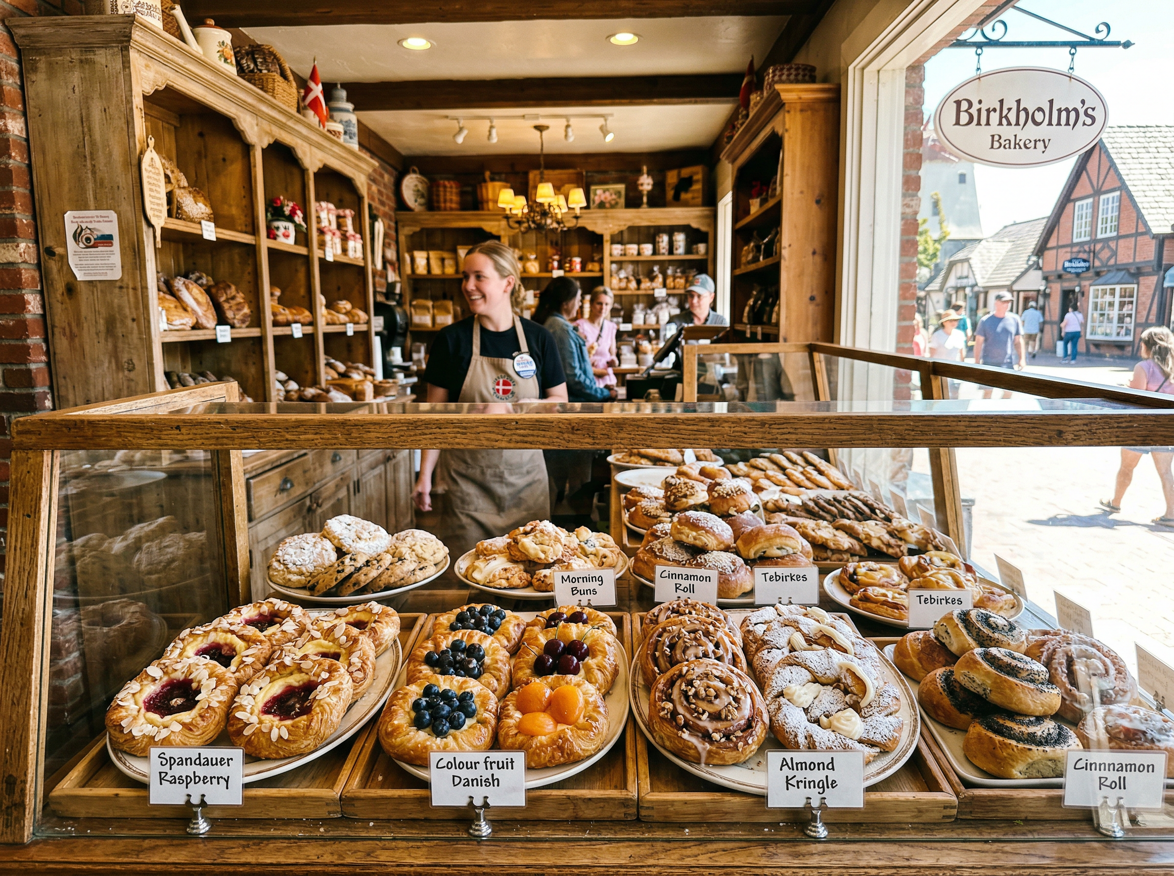 Solvang pastries and Danish bakery California